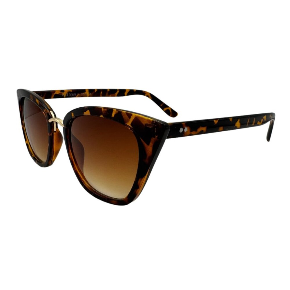 9129 | Tortoise Cateye Sunglasses - Picture 3 of 5